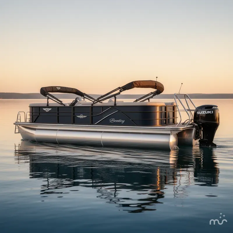Slide: The Image of Bentley Pontoons Legacy 243 Navigator 2026 - 0