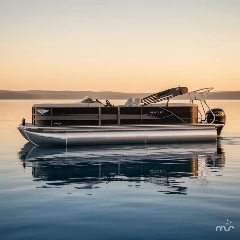 Slide: The Image of Bentley Pontoons Legacy 243 Navigator 2026 - 1