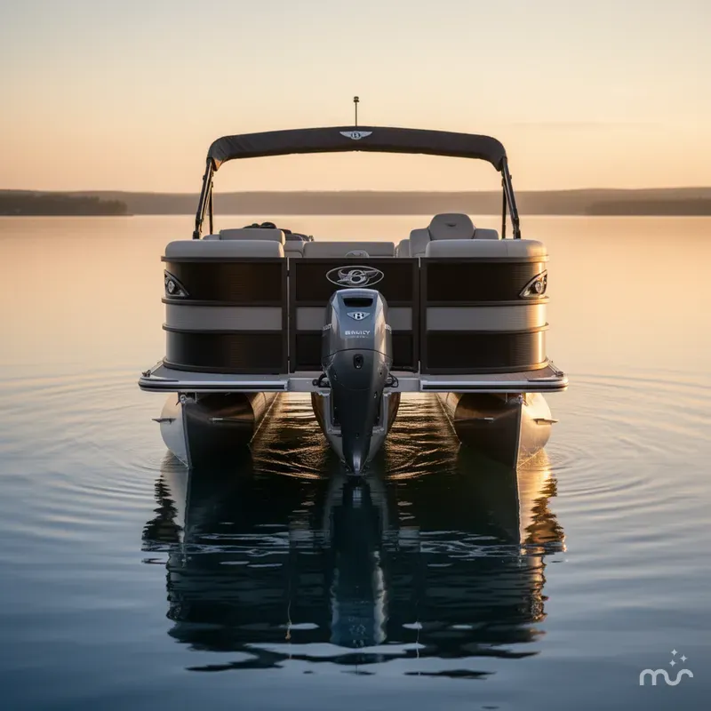 Slide: The Image of Bentley Pontoons Legacy 243 Navigator 2026 - 2