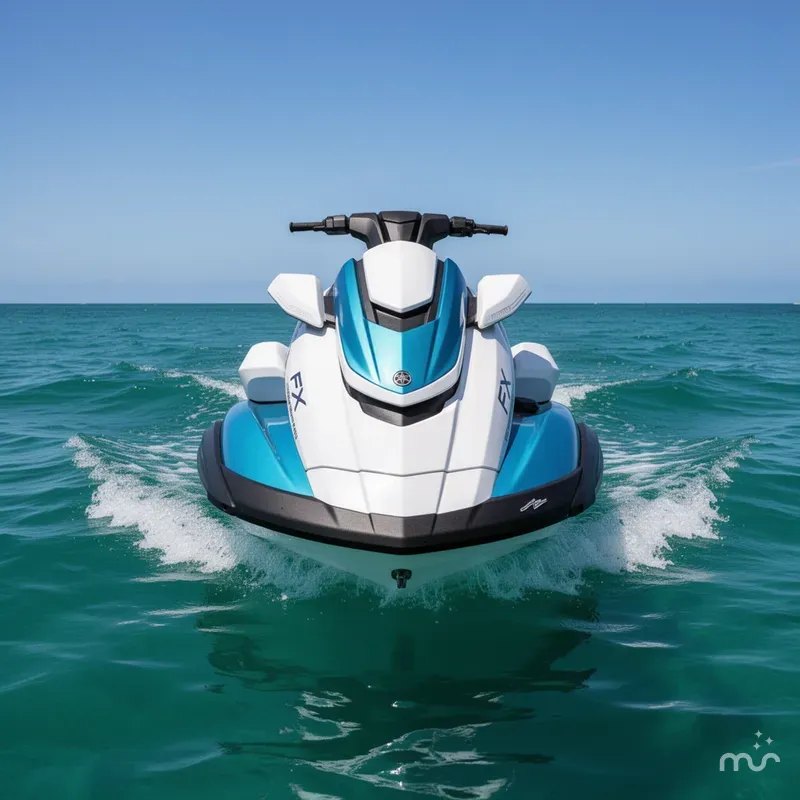 Slide: The Image of Yamaha FX CRUISER HO W/AUDIO-LAGOON BLUE/WHITE 2026 - 1