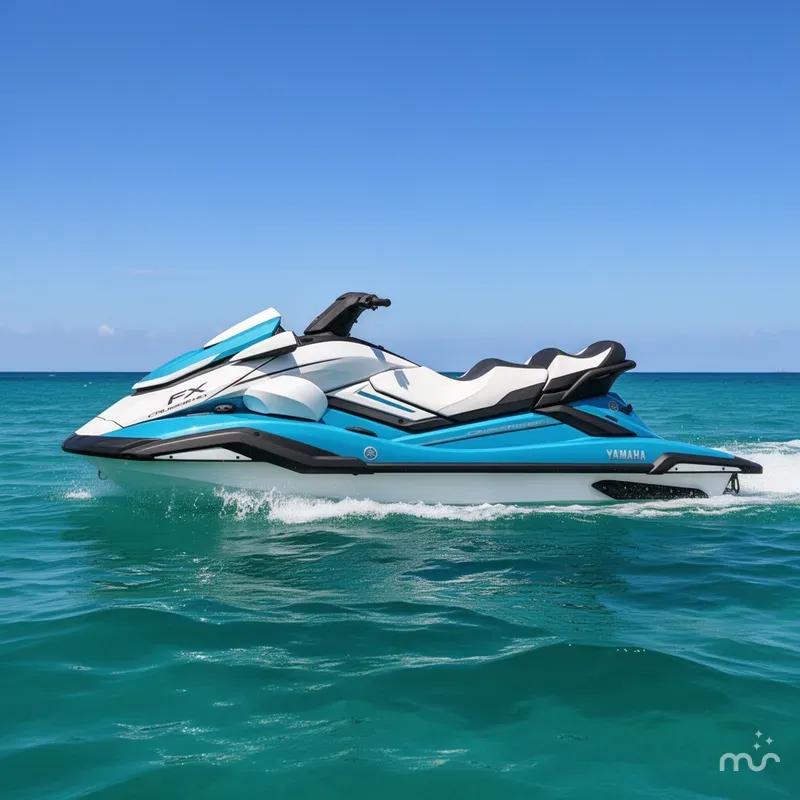 Slide: The Image of Yamaha FX CRUISER HO W/AUDIO-LAGOON BLUE/WHITE 2026 - 2