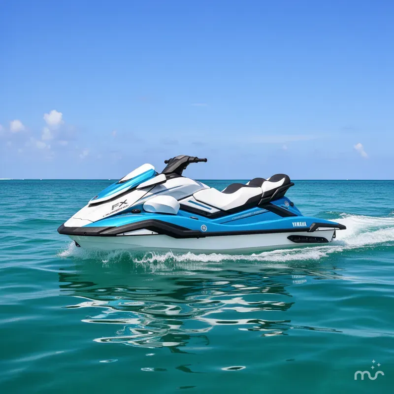 Slide: The Image of Yamaha FX CRUISER HO W/AUDIO-LAGOON BLUE/WHITE 2026 - 4