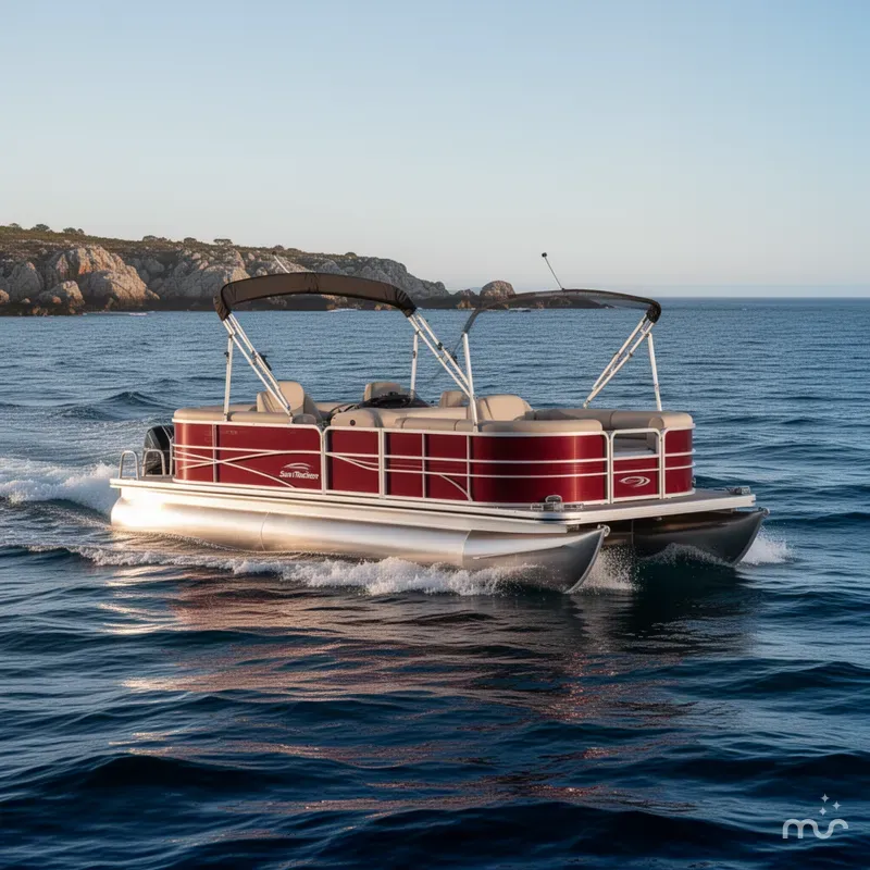 Slide: The Image of Sun Tracker Party Barge 20 DLX 2026 - 2
