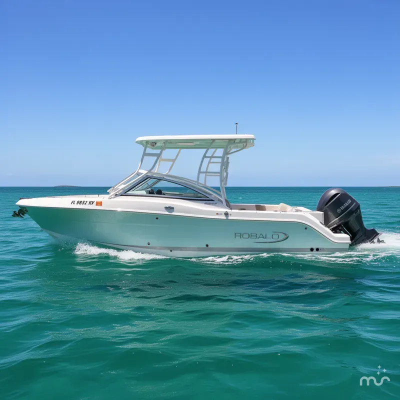Slide: The Image of Robalo R247 Dual Console 2019 - 1