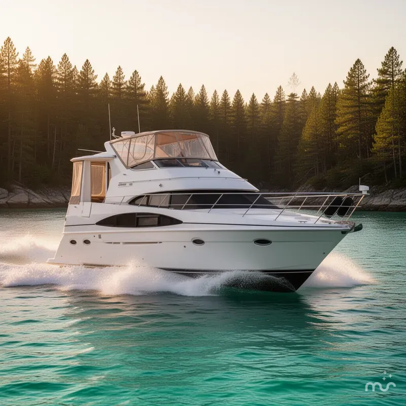 Slide: The Image of Carver Yachts 396 Motor Yacht 2003 - 4