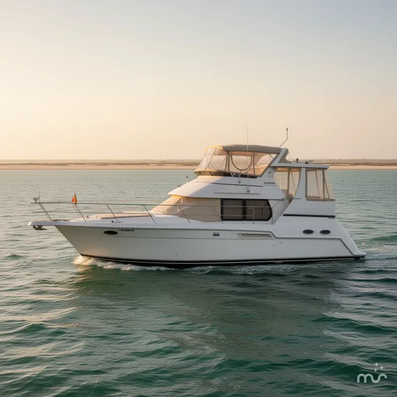 Slide: The Image of Carver 356 Motor Yacht 2000 - 2