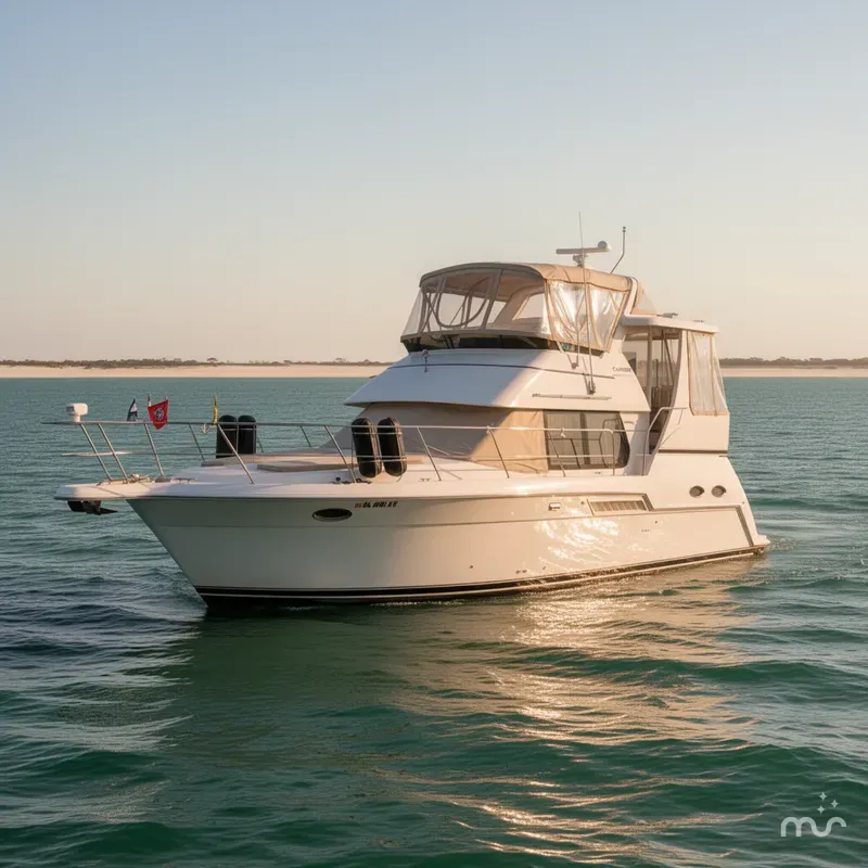 Slide: The Image of Carver 356 Motor Yacht 2000 - 4