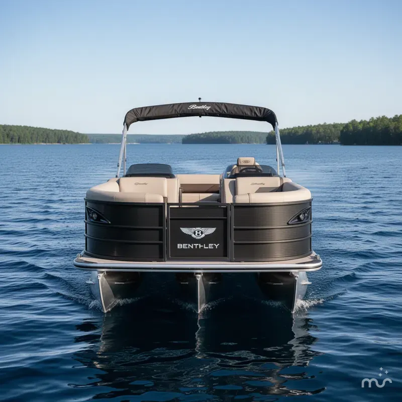 Slide: The Image of Bentley Pontoons Legacy 220 Swingback & Honda 4-Stroke EFI 2026 - 1