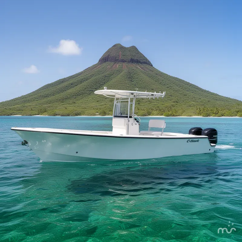 Slide: The Image of C-Hawk 18 Center Console 2026 - 2