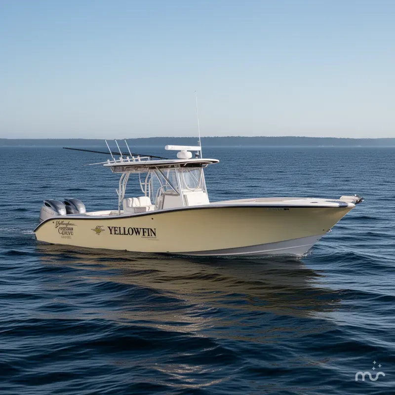 Slide: The Image of Yellowfin 34 Offshore 2007 - 0