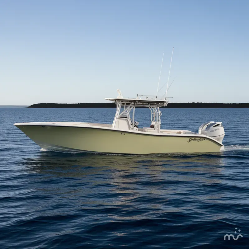 Slide: The Image of Yellowfin 34 Offshore 2007 - 1