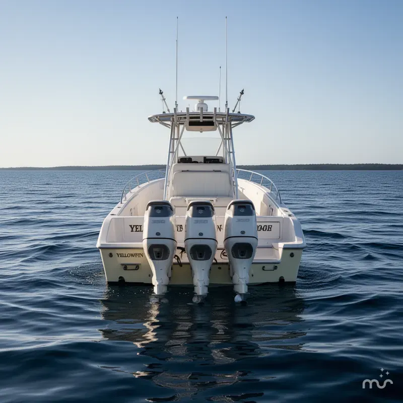 Slide: The Image of Yellowfin 34 Offshore 2007 - 2