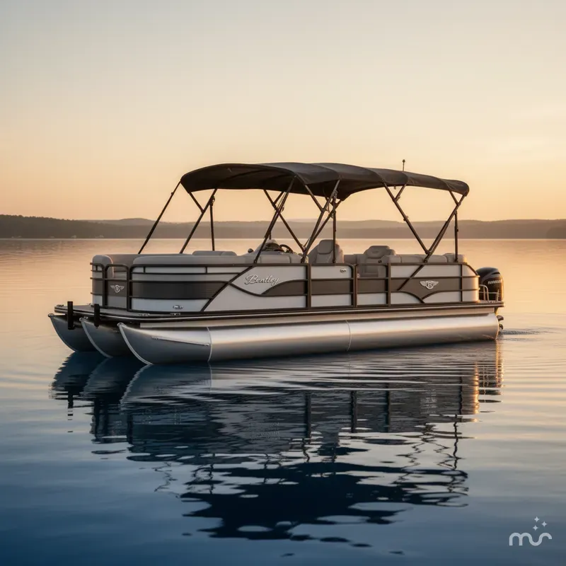 Slide: The Image of Bentley Pontoons Legacy 243 Swingback 2025 - 1