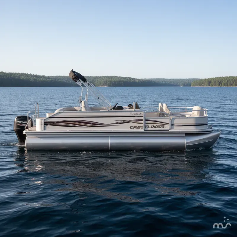 Slide: The Image of Crestliner 2285 CFI Pontoon 2006 - 0