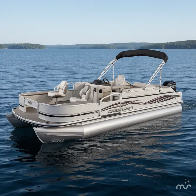 Slide: The Image of Crestliner 2285 CFI Pontoon 2006 - 1