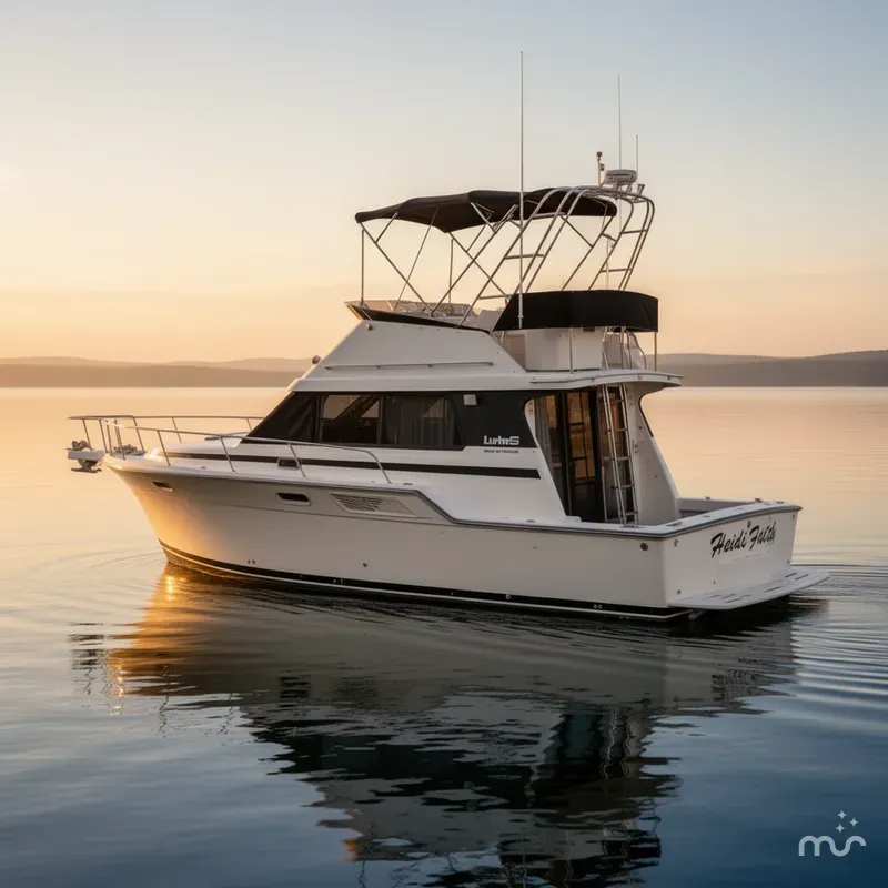Slide: The Image of Luhrs 3400 Motor Yacht 1990 - 0