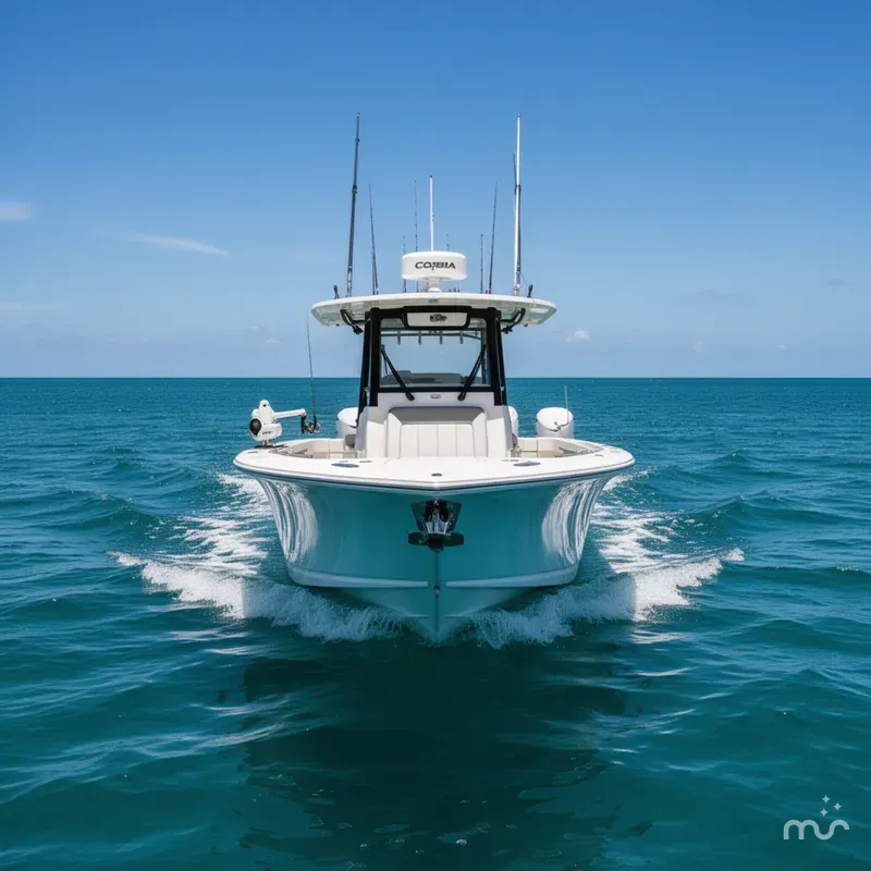 Slide: The Image of Cobia 305 Center Console 2026 - 2
