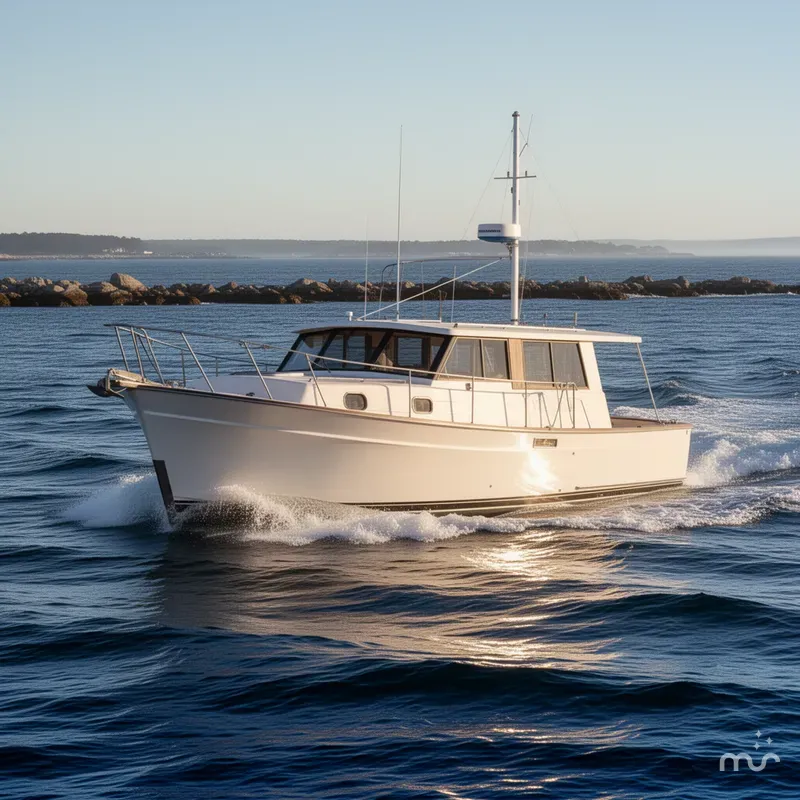 Slide: The Image of Mainship 34 Custom Sedan 1979 - 2