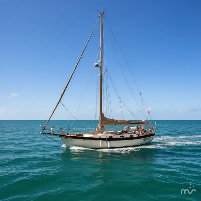 Slide: The Image of Westsail 32 Shipmaster 1979 - 1