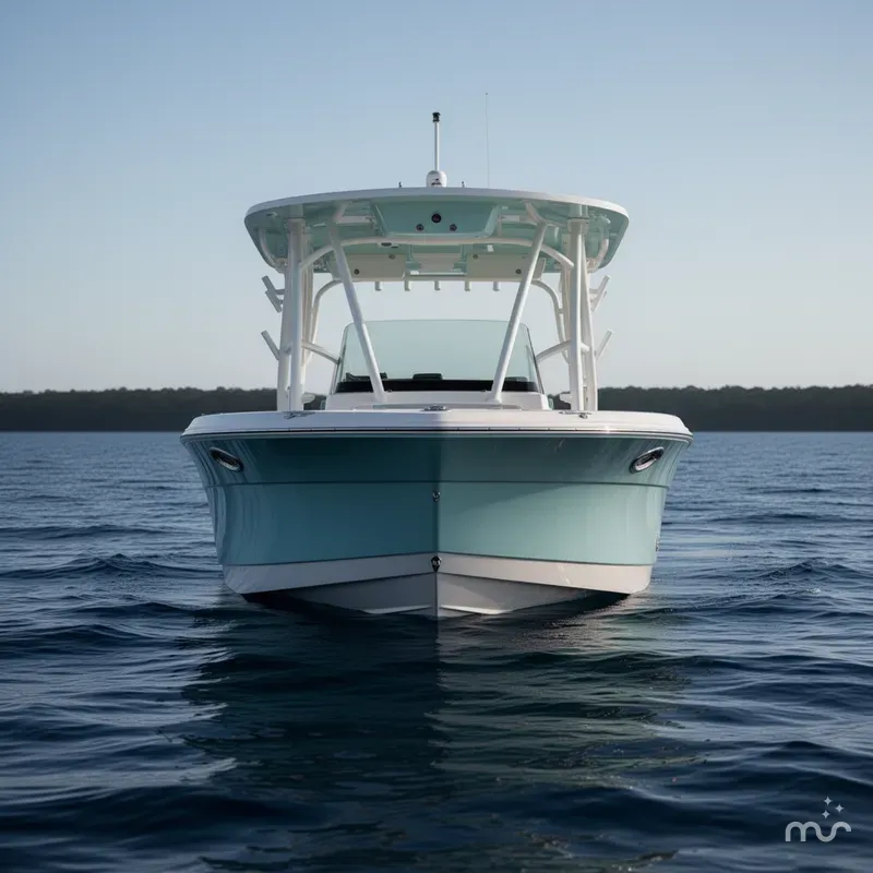 Slide: The Image of Robalo R317 Dual Console 2026 - 2