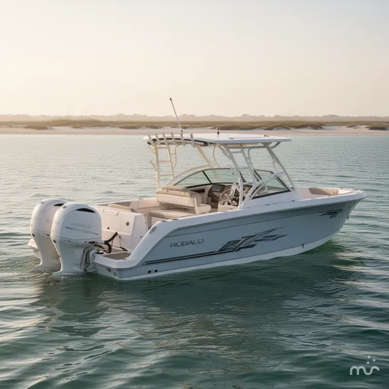 Slide: The Image of Robalo R317 Dual Console 2018 - 1