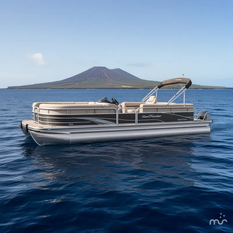 Slide: The Image of Sun Tracker Party Barge 20 DLX 2026 - 2