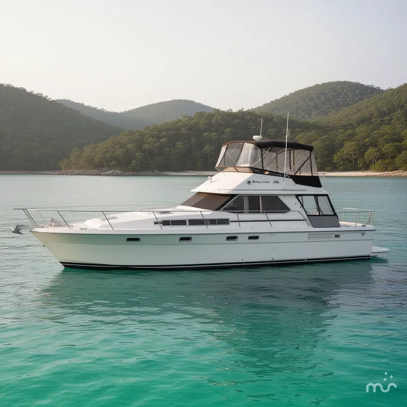Slide: The Image of Bayliner 3888 Motoryacht 1989 - 2