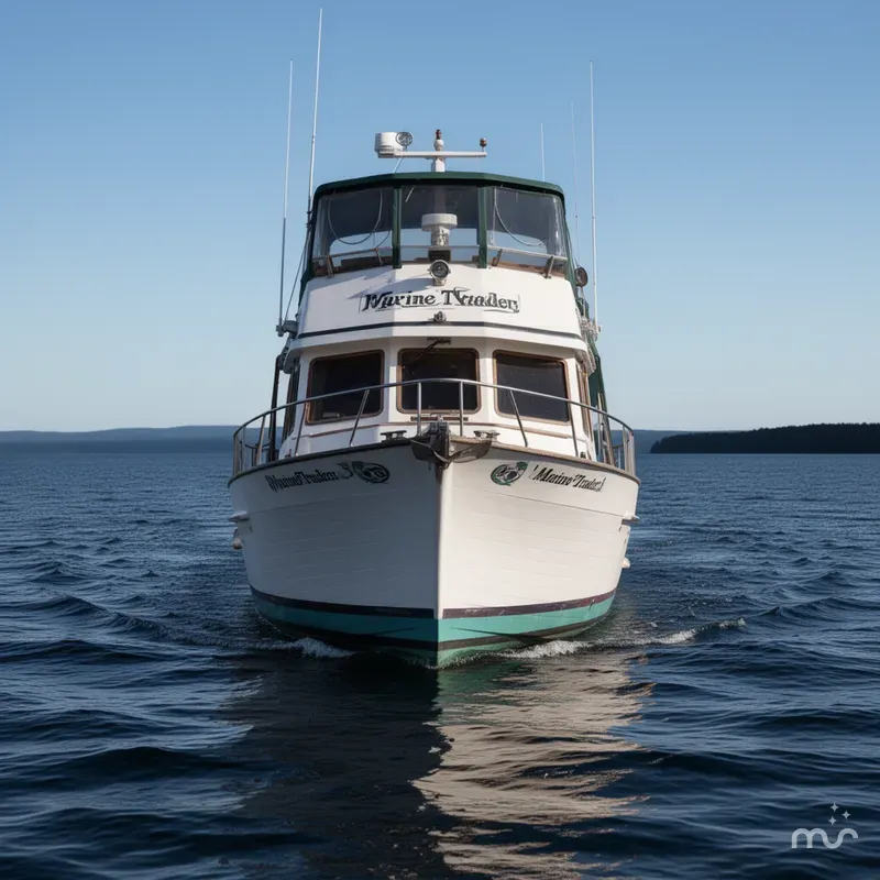 Slide: The Image of Marine Trader 35 sundeck double cabin 1985 - 3