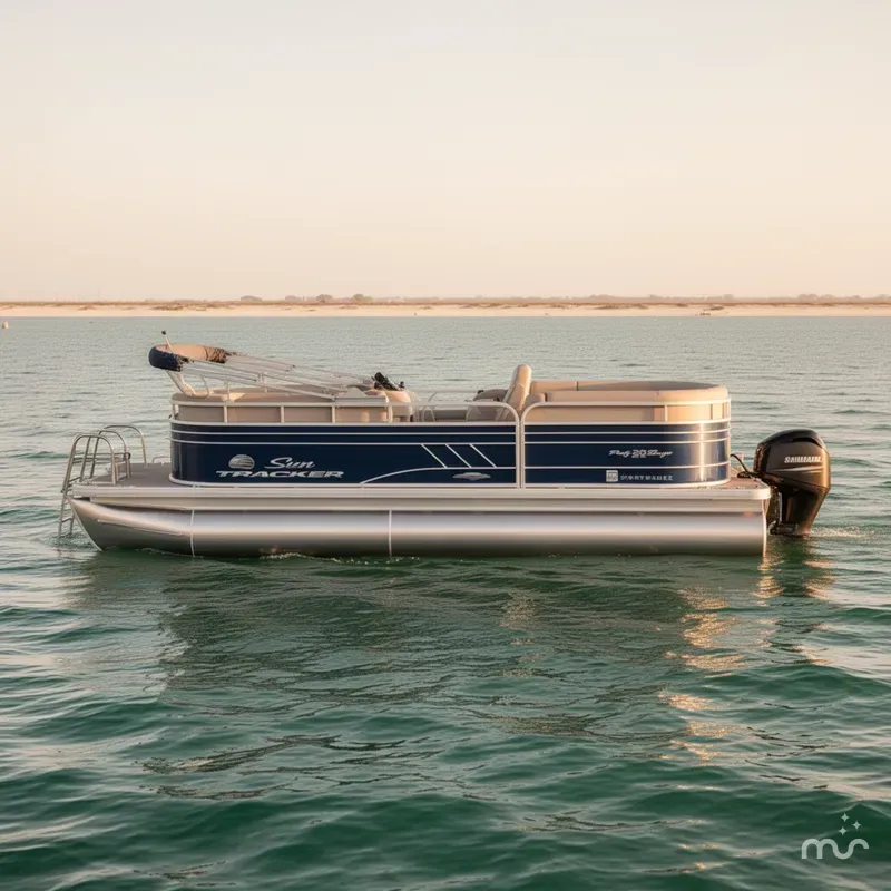 Slide: The Image of Sun Tracker Party Barge 2023 - 1