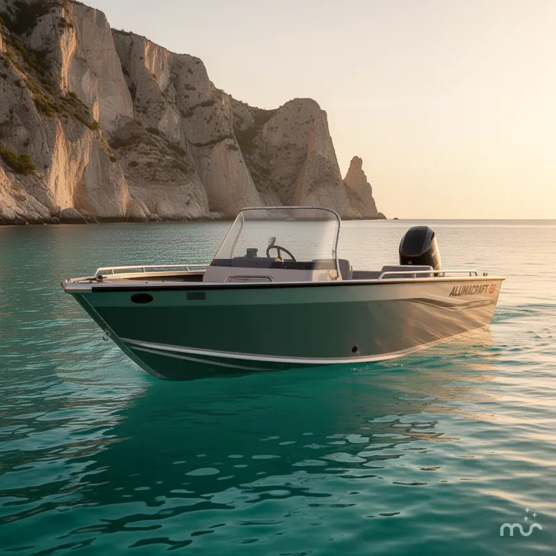 Slide: The Image of Alumacraft Competitor 185X Side Console 2026 - 2