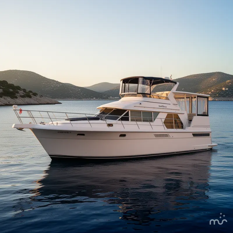 The Image of Carver Yachts 445 Aft Cabin Motor Yacht 1998 - 0