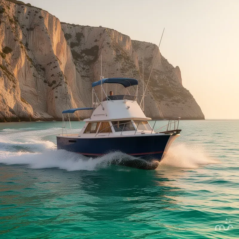 Slide: The Image of Bertram 31 Flybridge Cruiser 1979 - 2