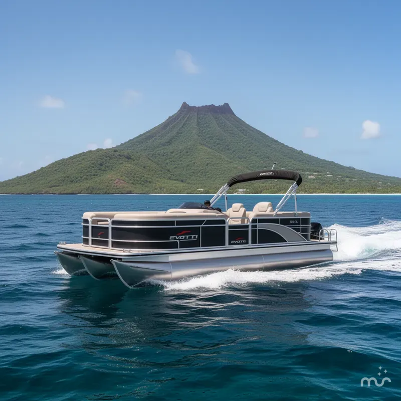 Slide: The Image of Introductory Evotti 725 QL Pontoon 2026 - 2