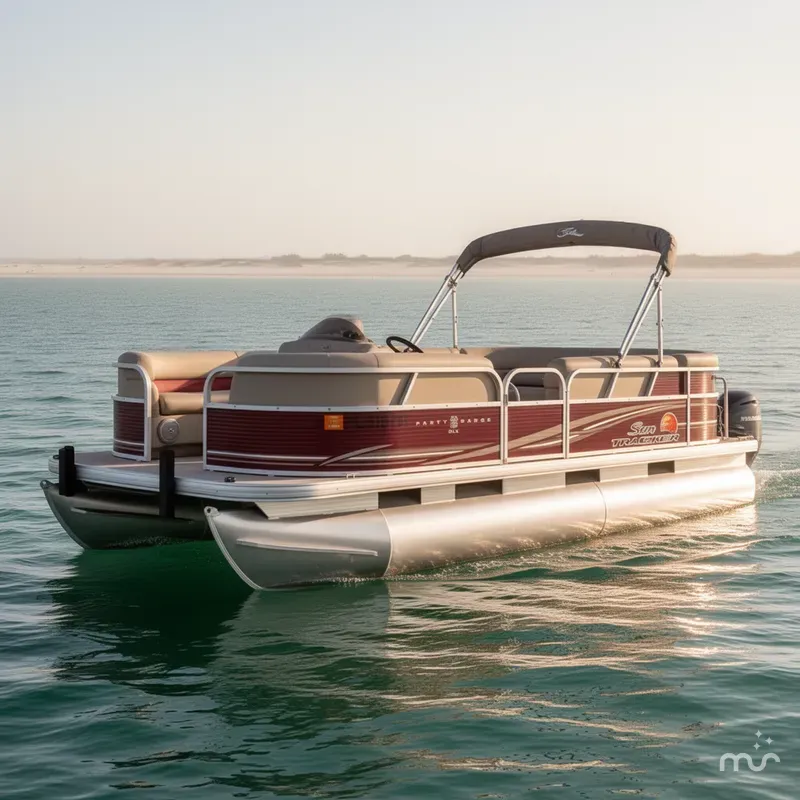 Slide: The Image of Sun Tracker Party Barge 20 DLX 2013 - 2