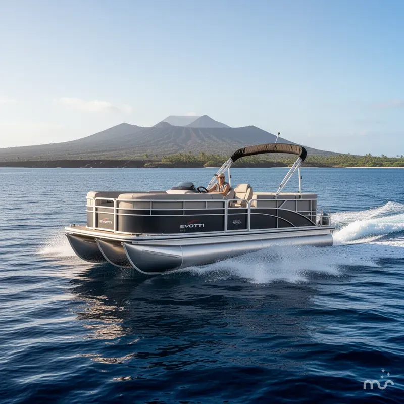 Slide: The Image of Introductory Evotti 721 QL Pontoon 2026 - 2