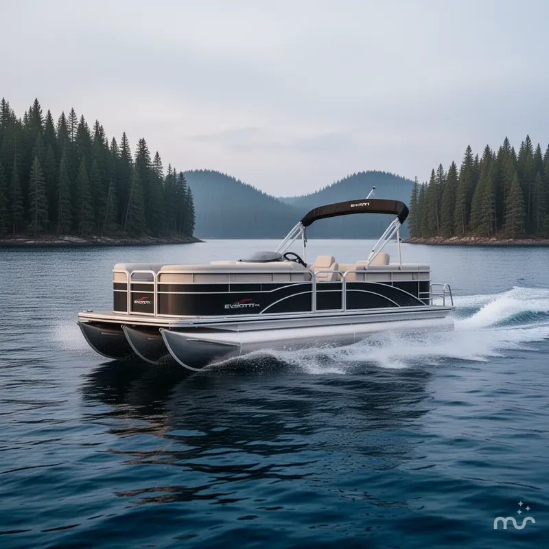 Slide: The Image of Introductory Evotti 525 QL Pontoon 2026 - 1