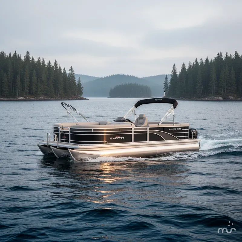Slide: The Image of Introductory Evotti 525 QL Pontoon 2026 - 2