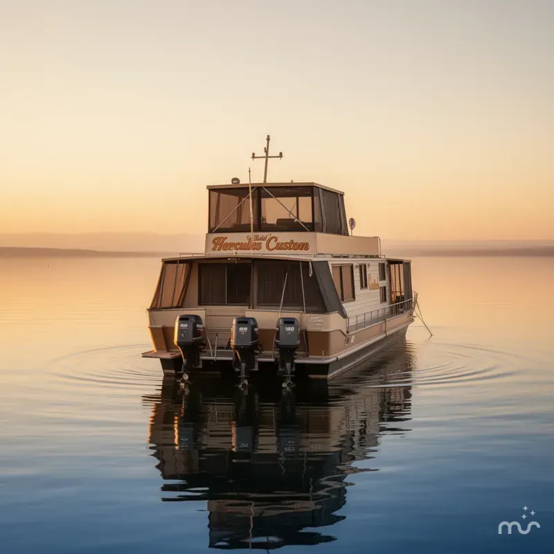 Slide: The Image of Boatel Hercules Custom 1985 - 2