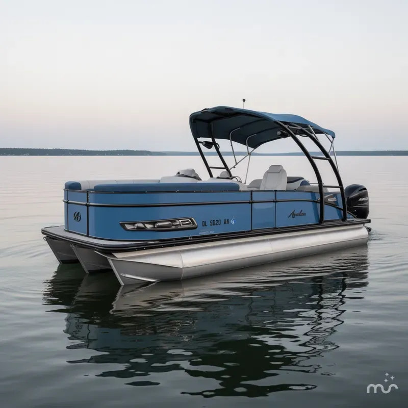 Slide: The Image of Avalon 2385 Catalina Rear Lounger, Tri Toon High Performance 2022 - 1