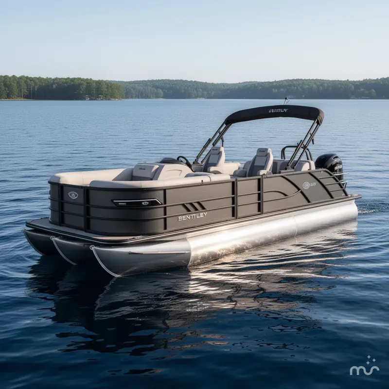 Slide: The Image of Bentley Pontoons Elite 223 Swingback Tritoon 2026 - 0