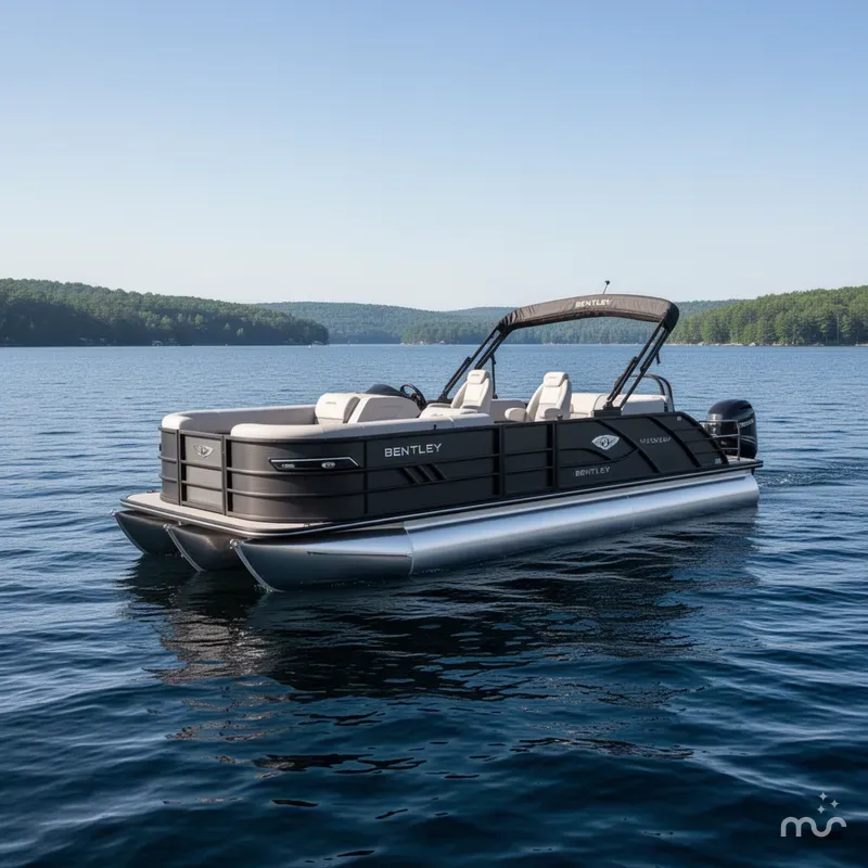 Slide: The Image of Bentley Pontoons Elite 223 Swingback Tritoon 2026 - 1
