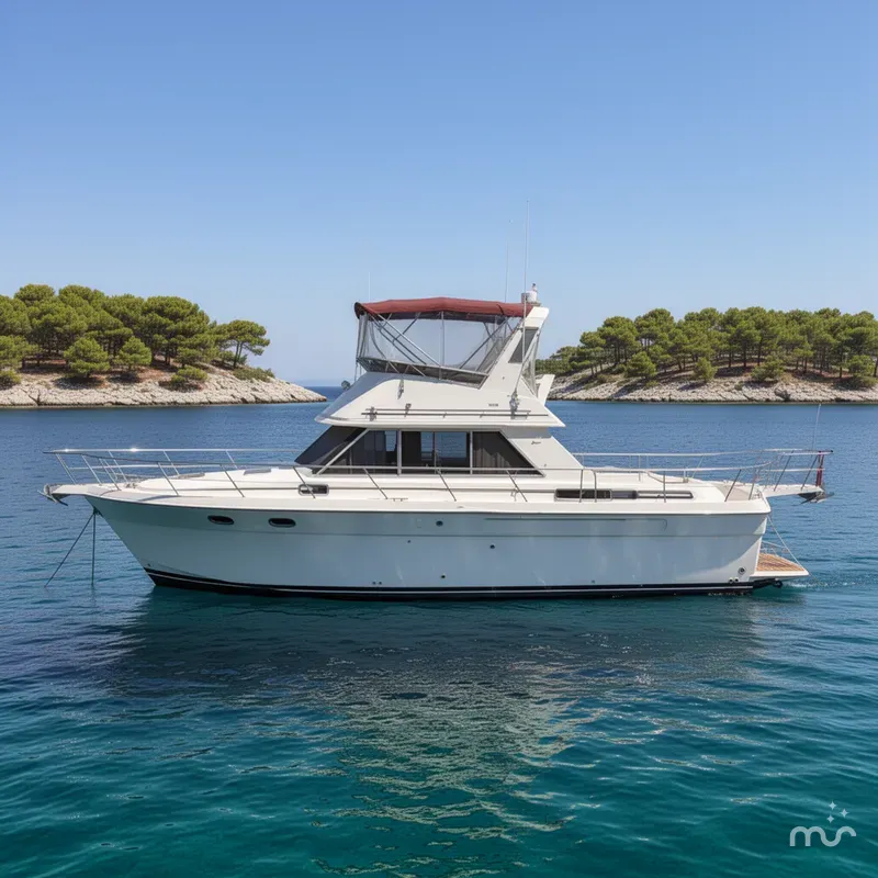 Slide: The Image of Bayliner 3888 Motoryacht 1989 - 2