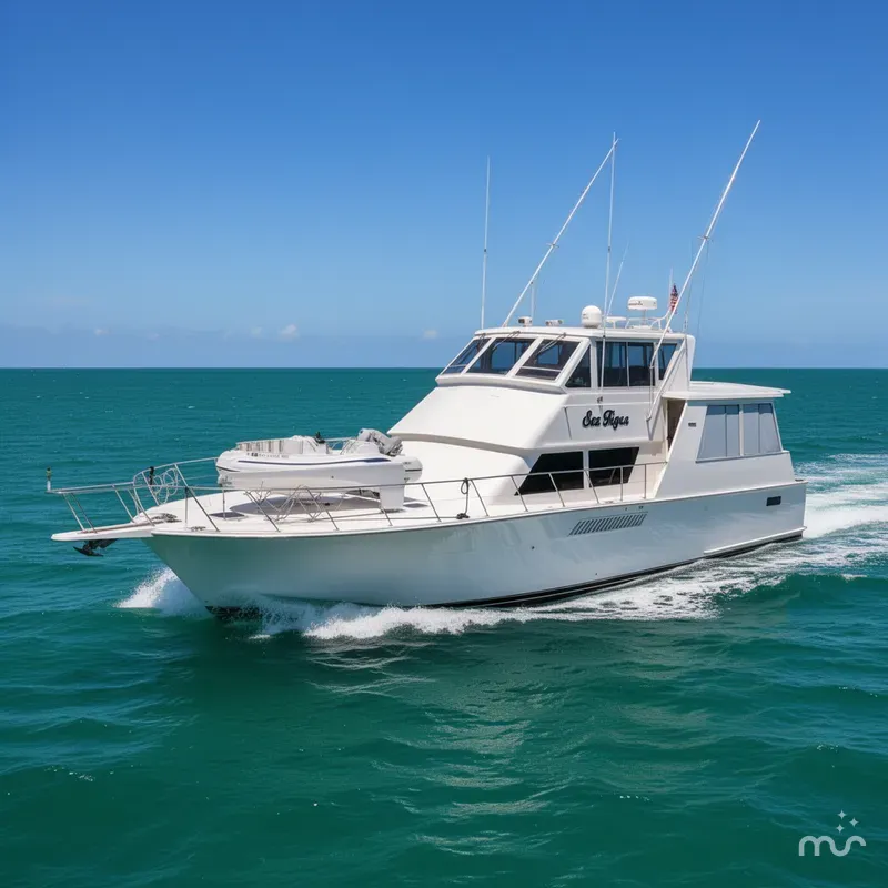 Slide: The Image of Viking 60 Cockpit Sport Yacht 1996 - 2