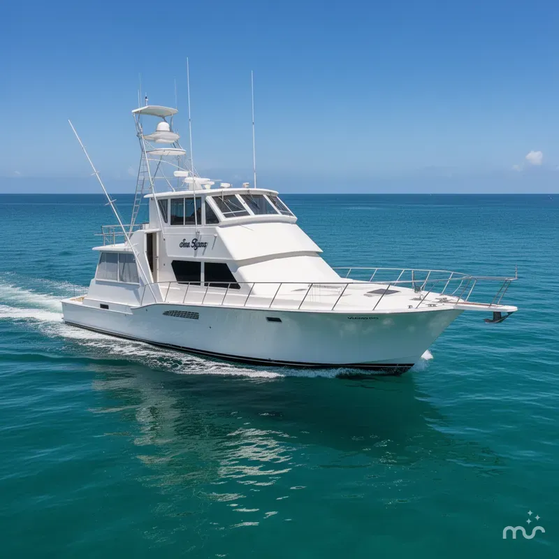 Slide: The Image of Viking 60 Cockpit Sport Yacht 1996 - 4