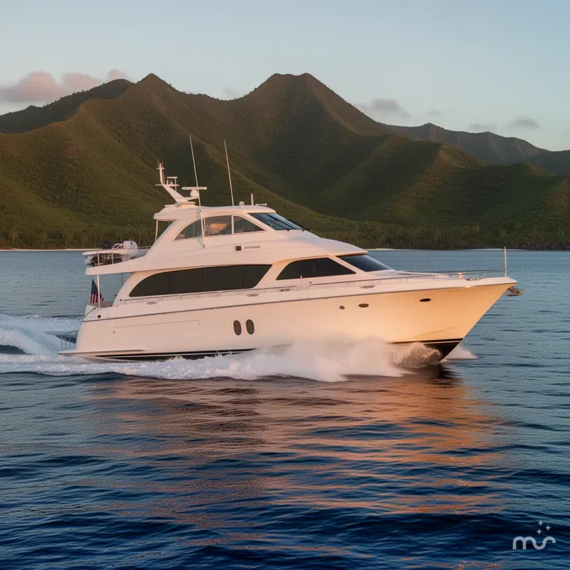 Slide: The Image of Hatteras 72 Motor Yacht 2008 - 4