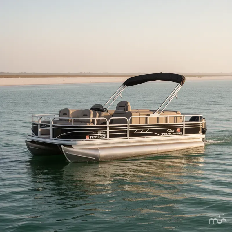 Slide: The Image of Sun Tracker Fishin' Barge 20 DLX 2022 - 0