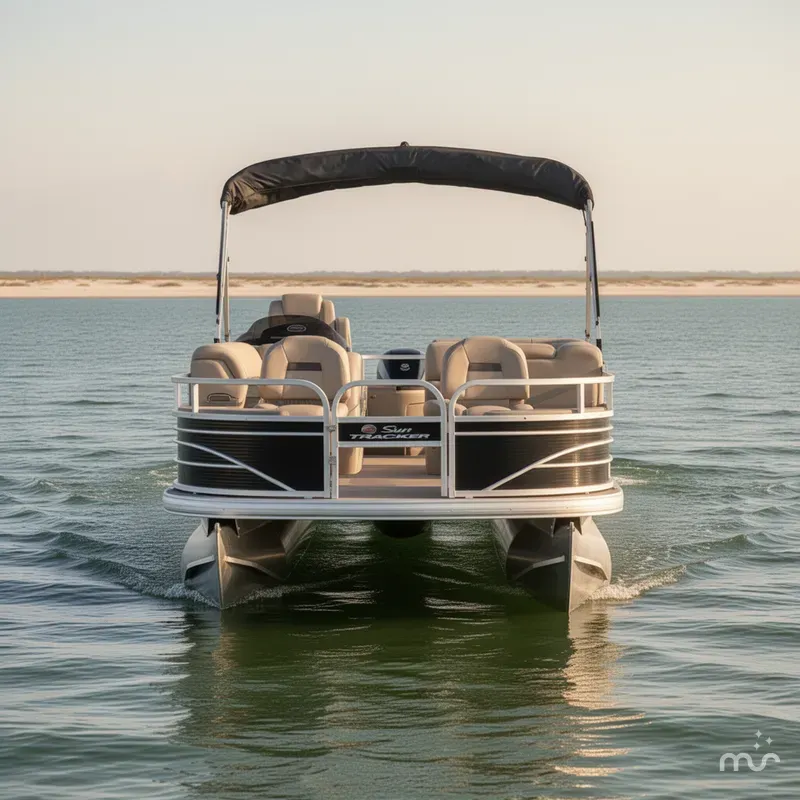Slide: The Image of Sun Tracker Fishin' Barge 20 DLX 2022 - 1