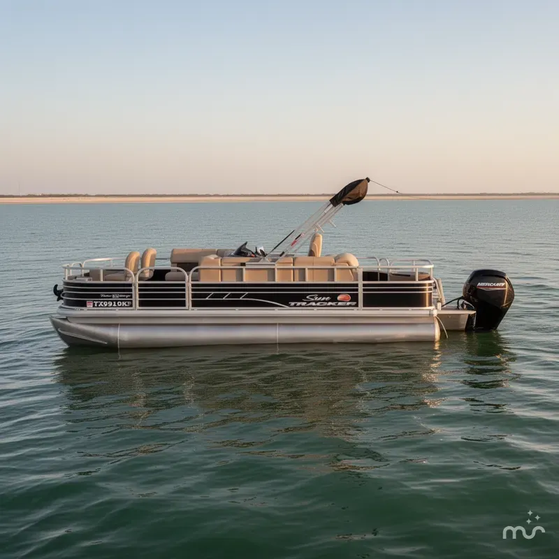 Slide: The Image of Sun Tracker Fishin' Barge 20 DLX 2022 - 2