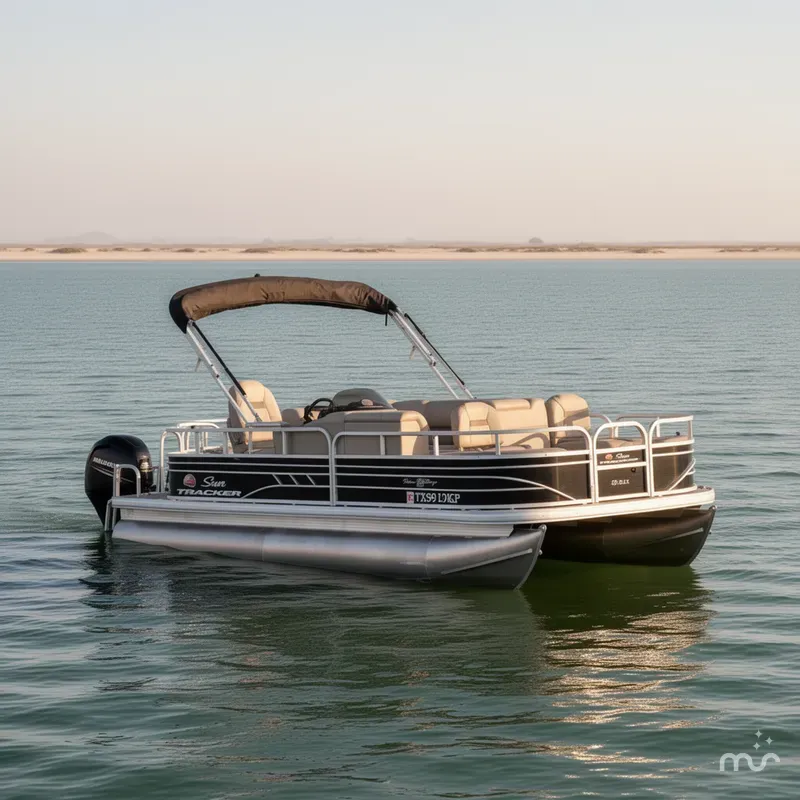 Slide: The Image of Sun Tracker Fishin' Barge 20 DLX 2022 - 4