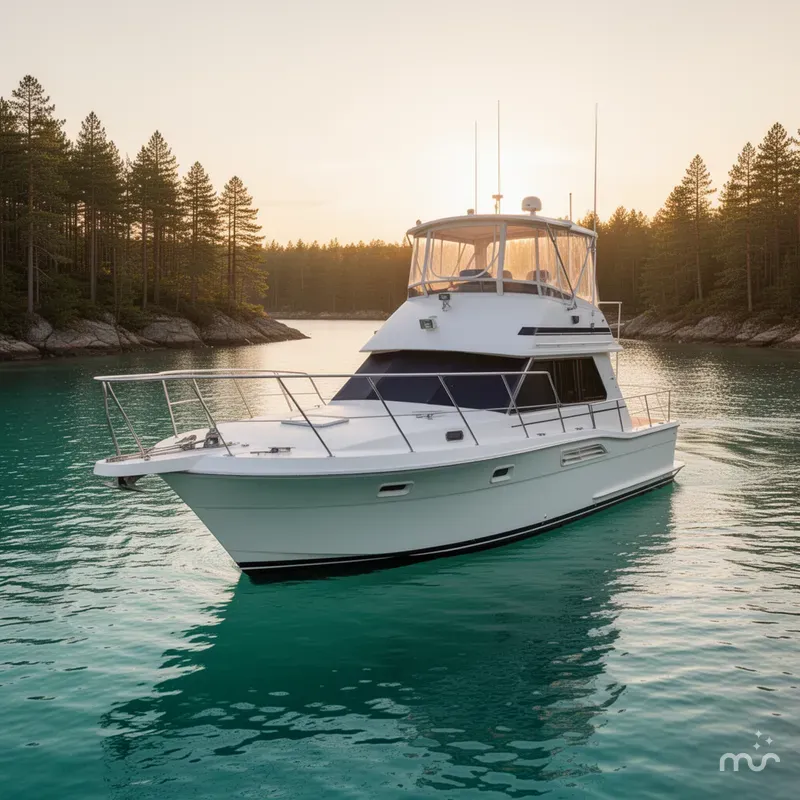 Slide: The Image of Hatteras 40 Motor Yacht 1990 - 2